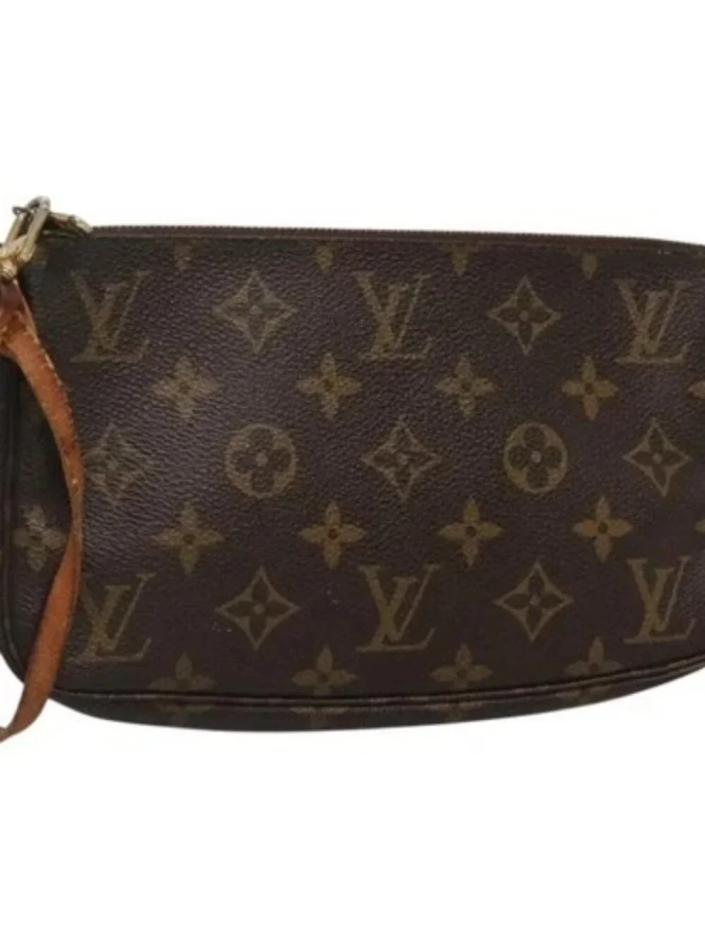 LOUIS VUITTON Monogram Pochette Accessoires Pouch M51980 LV Auth bs27577
